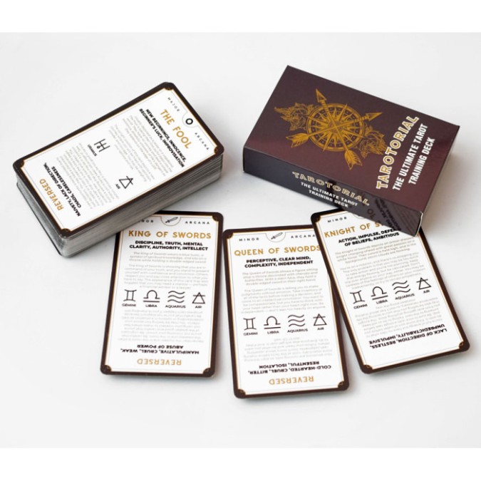 Карты Таро Тароториал колода для обучения (Tarotorial the ultimate Tarot) od-30499