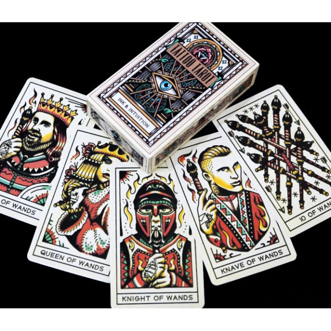 Карти Таро Тату Чорнило та Інтуїція (Tattoo tarot ink & intuition)  od-30562