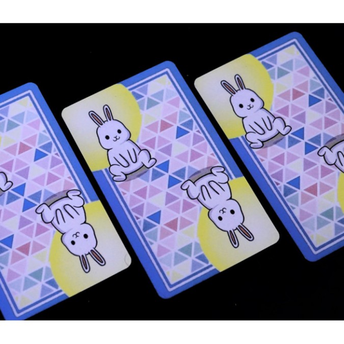Карты Таро Пухлой Булочки фиолетовая рубашка (Chubby Bunny Tarot) od-30560