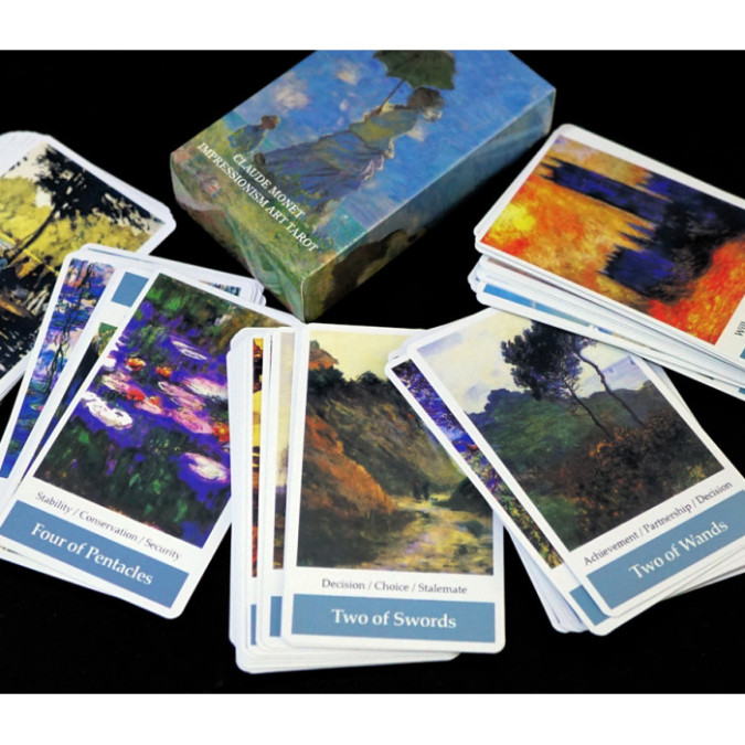 Карты Таро Клод Моне Искусство Импрессионизма (Claude Monet impressionism art Tarot) od-30651
