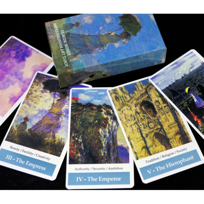 Карты Таро Клод Моне Искусство Импрессионизма (Claude Monet impressionism art Tarot) od-30651