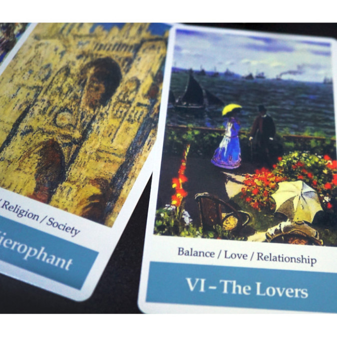 Карты Таро Клод Моне Искусство Импрессионизма (Claude Monet impressionism art Tarot) od-30651