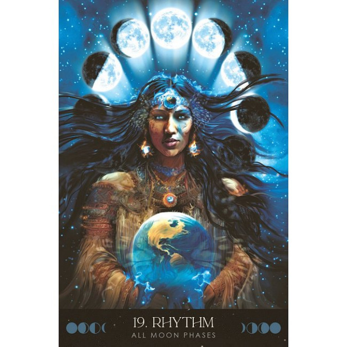 Карти Оракул Місячного Храму - Moon Temple Oracle. Blue Angel