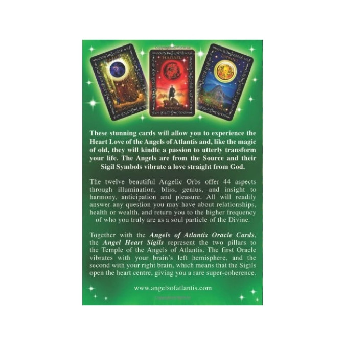 Карты Оракул Сигилы Ангельского Сердца - Angel Heart Sigils Oracle. Findhorn Press