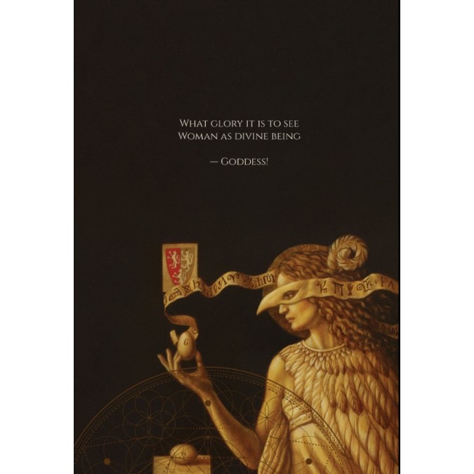 Блокнот Богини - Goddess Journal. Blue Angel