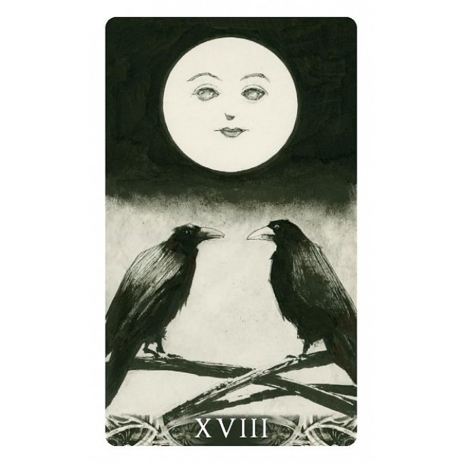 Карти Таро Ворон Смерті  міні версія- Murder of Crows Mini Tarot. Lo Scarabeo