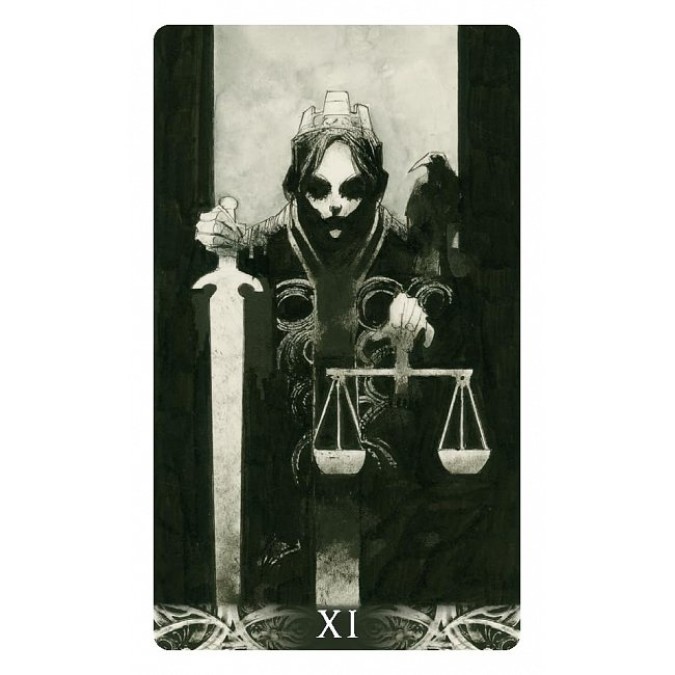 Карти Таро Ворон Смерті  міні версія- Murder of Crows Mini Tarot. Lo Scarabeo