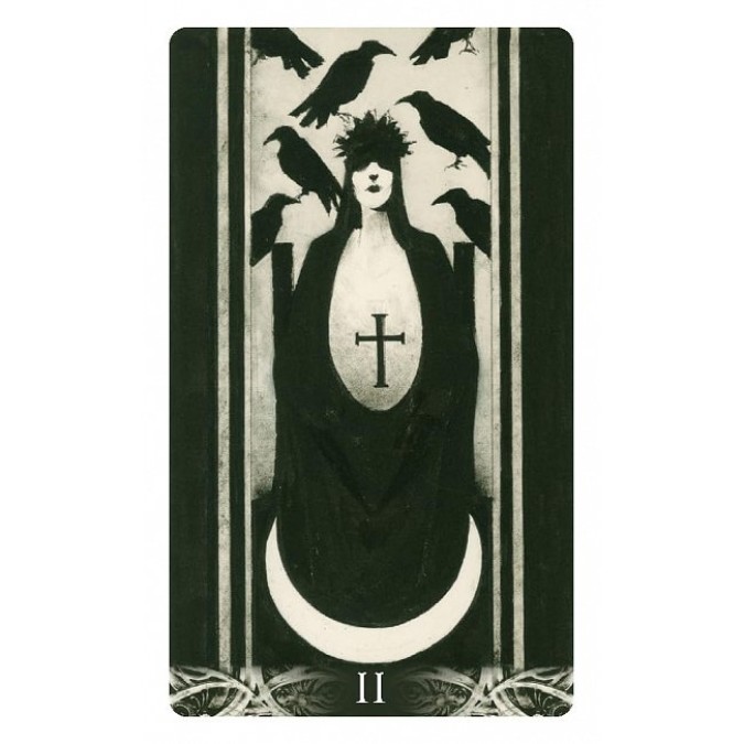 Карти Таро Ворон Смерті  міні версія- Murder of Crows Mini Tarot. Lo Scarabeo