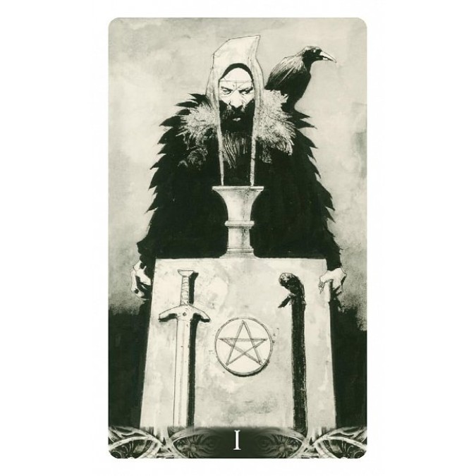 Карти Таро Ворон Смерті  міні версія- Murder of Crows Mini Tarot. Lo Scarabeo