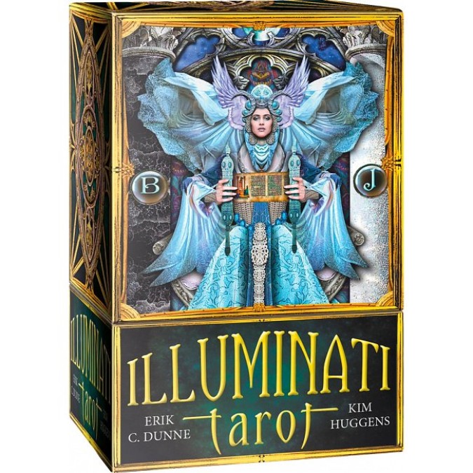 Карты Таро Иллюминатов Безрамочное - Premium Illuminati Tarot. Lo Scarabeo