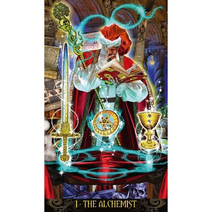 Карты Таро Иллюминатов Безрамочное - Premium Illuminati Tarot. Lo Scarabeo