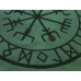 Скатерть для гадания бархатная Шлем ужаса зеленая ФЛОК