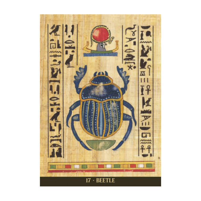 Карты Оракул Священных Животных Египта - Egyptian Sacred Animals Oracle. Lo Scarabeo