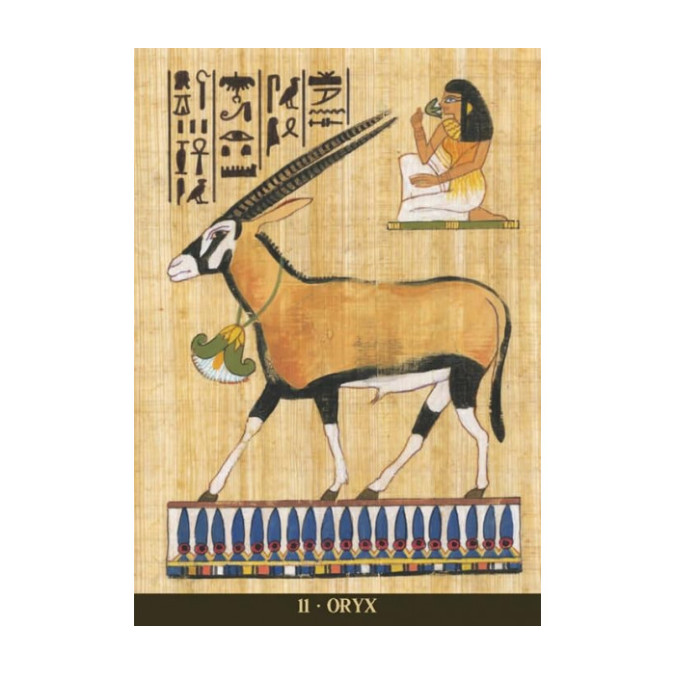 Карти Оракул Священних Тварин Єгипту - Egyptian Sacred Animals Oracle. Lo Scarabeo