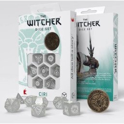 Кубики The Witcher Dice Set. Ciri - The Lady of Space and Time. Q WORKSHOP