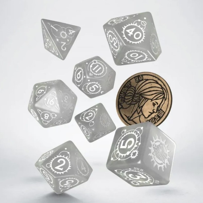 Кубики The Witcher Dice Set. Ciri - The Lady of Space and Time. Q WORKSHOP