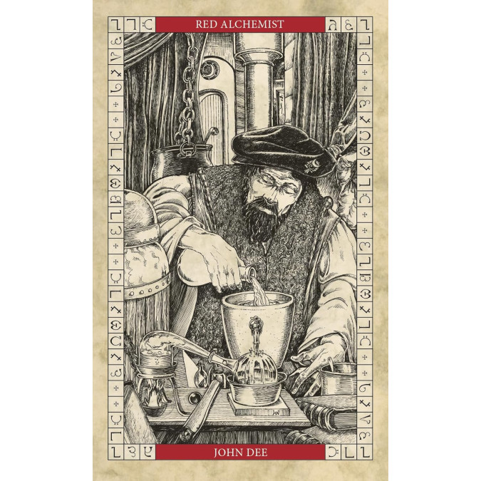 Карти Оракул Джона Ді: Мудрість від мага королеви Єлизавети - The John Dee Oracle: Wisdom from Queen Elizabeths Magician. REDfeather