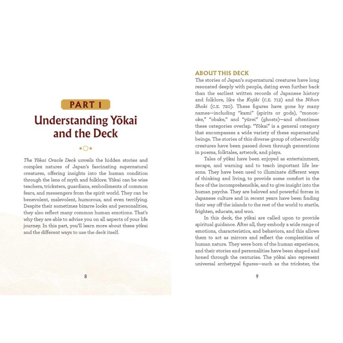 Карты Оракул Ёкай. Духи и мифы Японии - The Yokai Oracle Deck Wisdom and Guidance from the Spirits of Japan