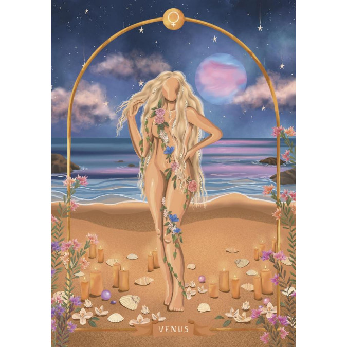 Карты Астрологический оракул Богинь - Goddess Astrology Oracle Cards Lo Scarabeo 40 карт