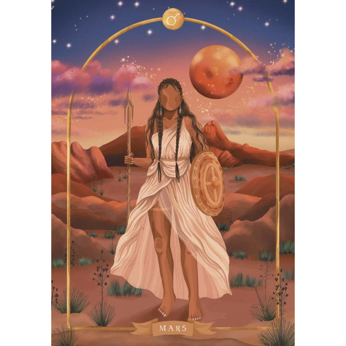 Карты Астрологический оракул Богинь - Goddess Astrology Oracle Cards Lo Scarabeo 40 карт