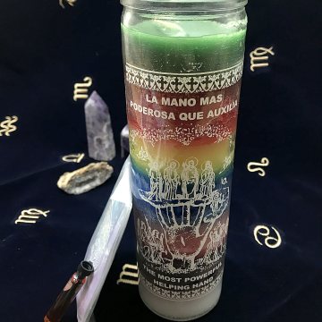 Свеча магическая "Рука помощи" + порошок + масло