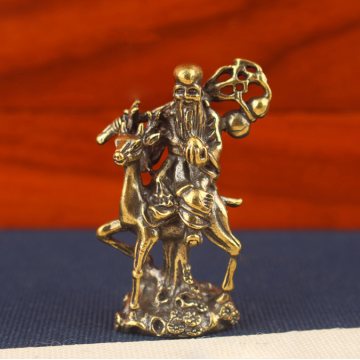 Статуетка Шоу Сін на олені бронзова, 5 см