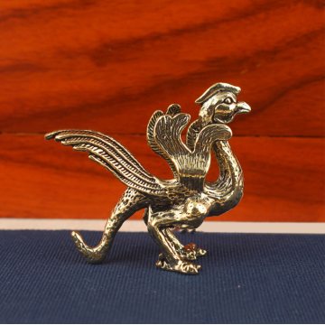 Статуетка Сузаку охоронець Півдня №2 бронзова, 5,5 см