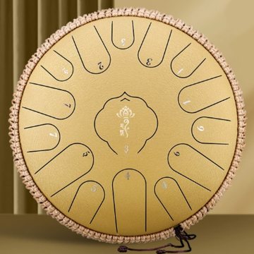 Глюкофон "Happy Drum" 15 нот колір Золотий діамант