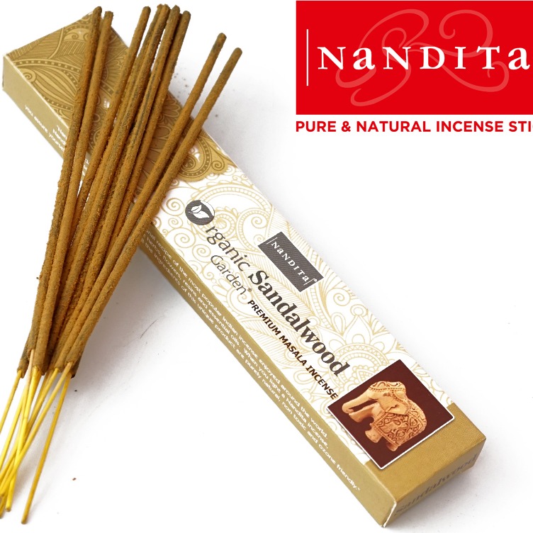 Ароматичні палички Сандалове дерево Nandita Organic